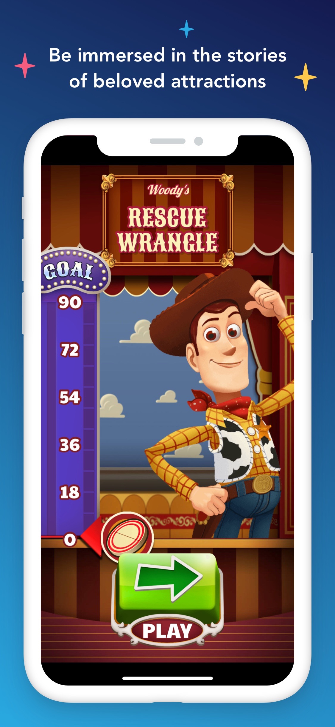 Screenshot do app Play Disney Parks