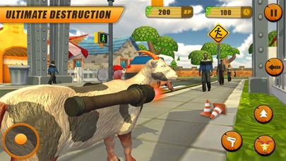 Crazy Goat Simulator Game 2017 screenshot 3