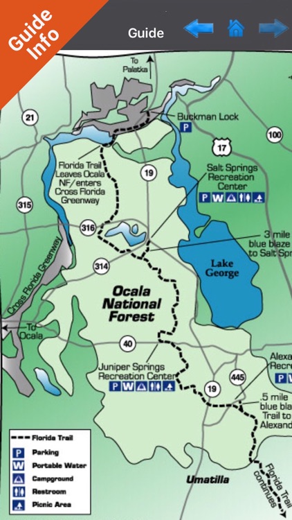 Ocala National Forest - GPS Map Navigator