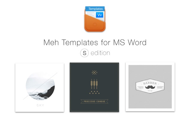 Meh Templates for MS Word S(圖1)-速報App