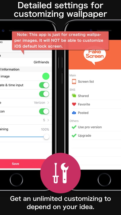 Fake Lock Wallpaper for pranks screenshot-3