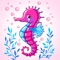 Bubble Seahorse Stickers