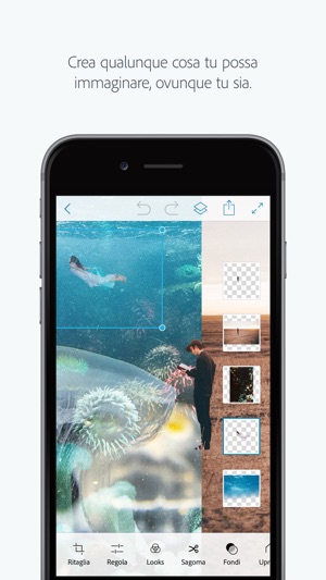 Adobe Photoshop Mix Ritaglia Unisci Crea Su App Store