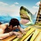 Shark hunting raft game puts you in an ultimate underwater whale shark hunting environment, where bravery and underwater spear fishing awareness will be tested step by step in the way of shark hunting