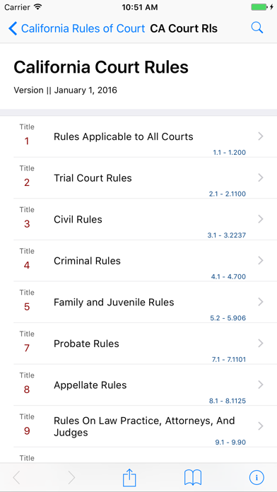 How to cancel & delete California Rules of Court (LS) from iphone & ipad 1