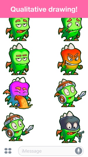 Droll Dragon - Cute stickers(圖4)-速報App