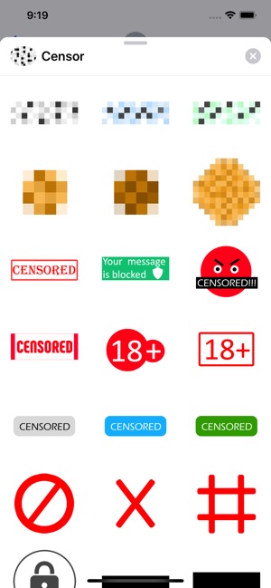 Censor Sticker Pack