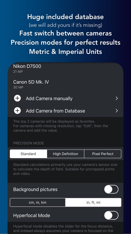 FocusFinder DoF Calculator screenshot-4
