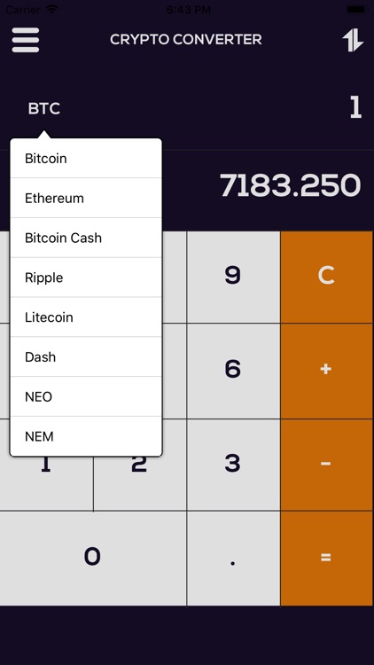 Crypto Coin Calc & converter