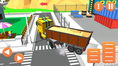 Uphill Blocky Truck Simulator screenshot 3