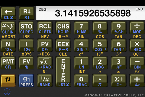 MathU RPN Calc - náhled
