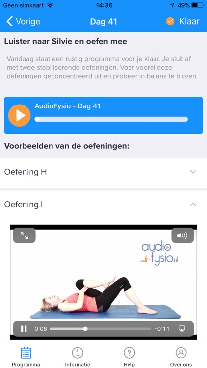Lage Rugpijn Oefeningen App screenshot-9
