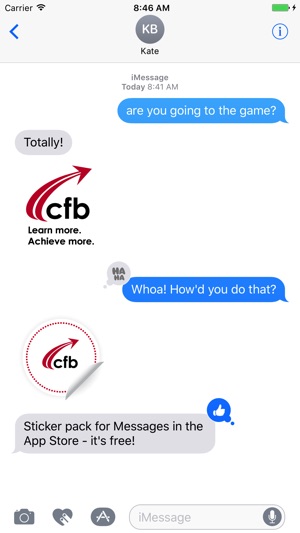 CFB Stickers for Messages