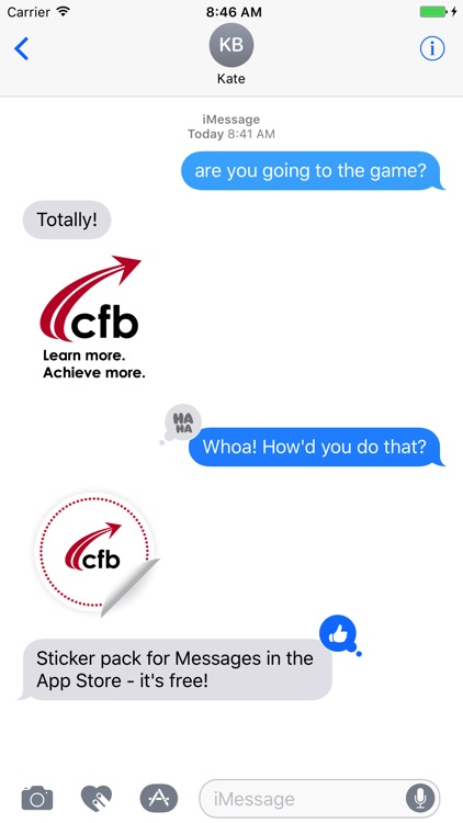 CFB Stickers for Messages