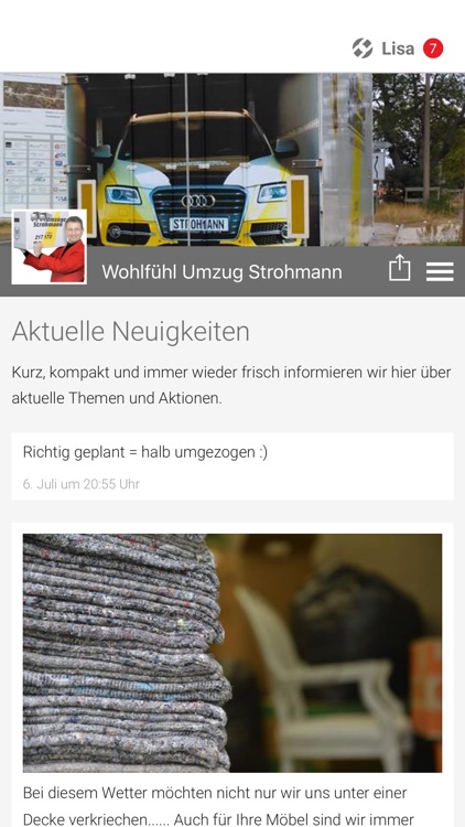 Wohlfühl Umzug Strohmann