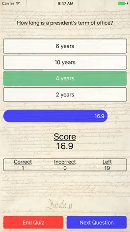 Game screenshot Constitution Quizzer hack