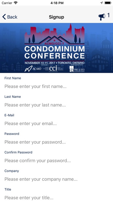 Condominium Conference screenshot 3