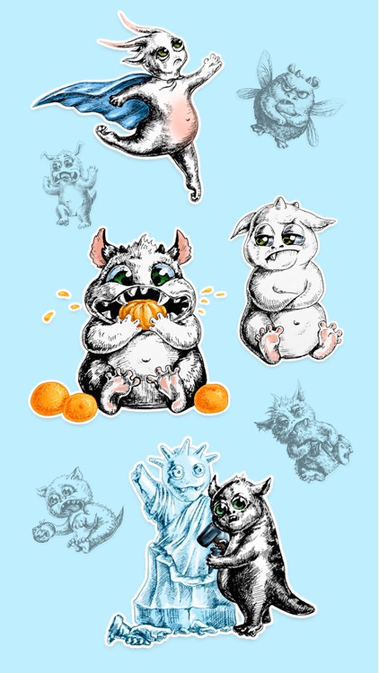 Beautiful Monsters - Stickers screenshot-3