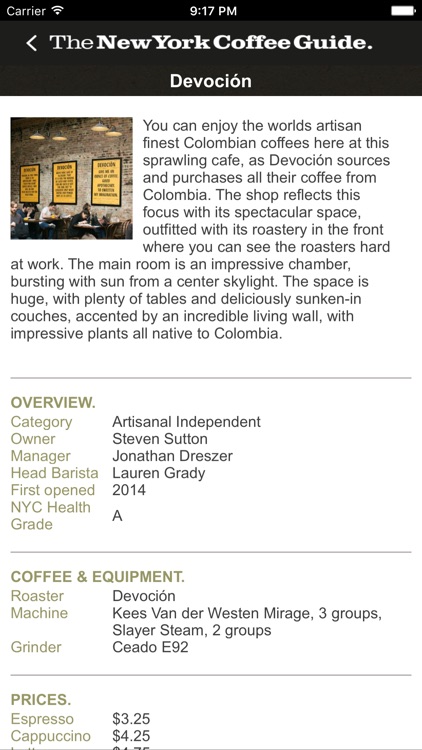The New York Coffee Guide screenshot-3
