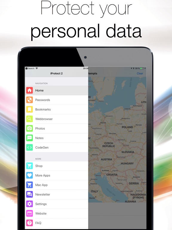 CloudySafe 2 Lite iPad CloudySafe 2 Lite iPad
