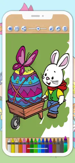 Game screenshot Easter Bunny Coloring Pages mod apk