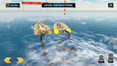 Chained ships Racing Battle screenshot 2