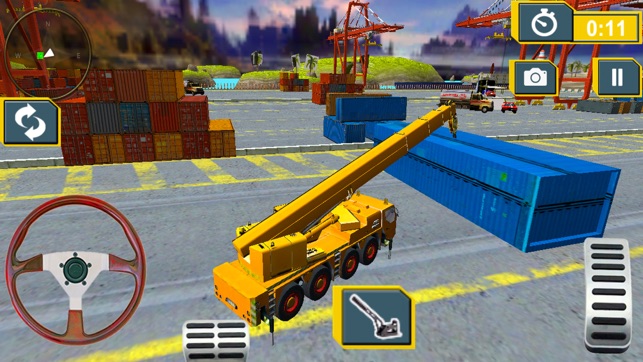 Heavy Cargo Crane Simulator 3D