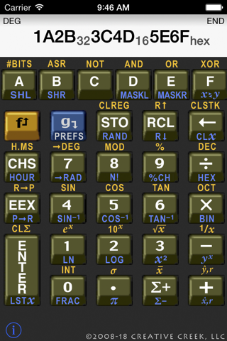 MathU RPN Calc - náhled