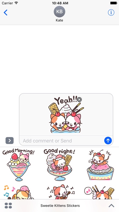 Sweetie Kittens Stickers screenshot 4
