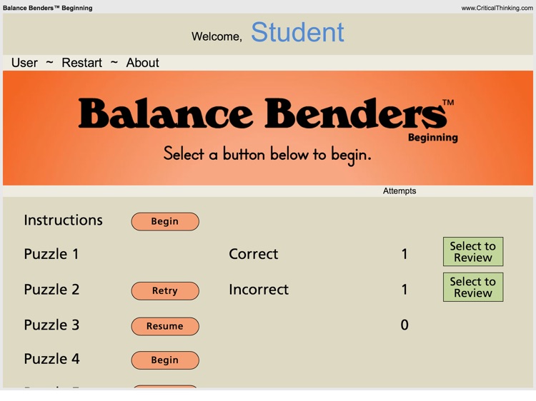 Balance Benders™ Beginning screenshot-3