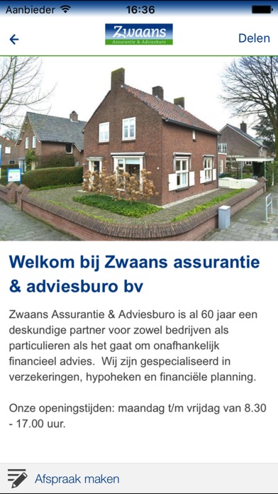 Zwaans Assurantie & Adviesburo screenshot 2