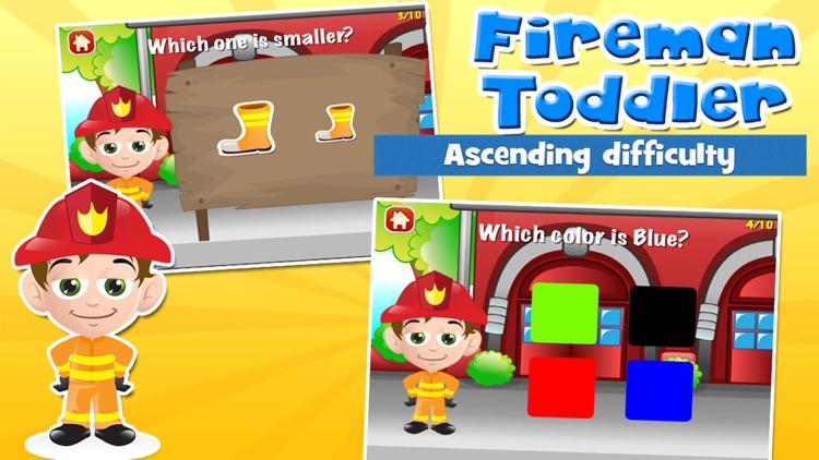 Fireman Toddler School for Kids