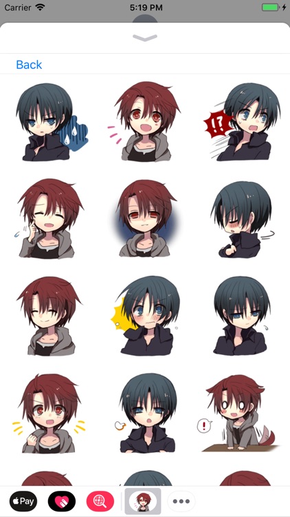 Anime Boys Stickers screenshot-4