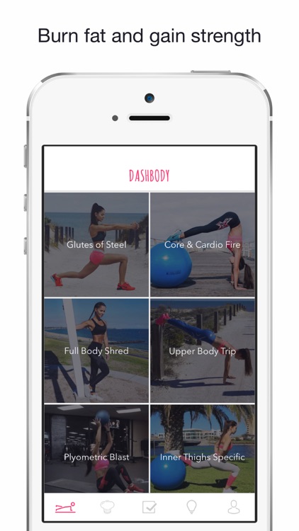 Dashbody - Workouts & Recipes
