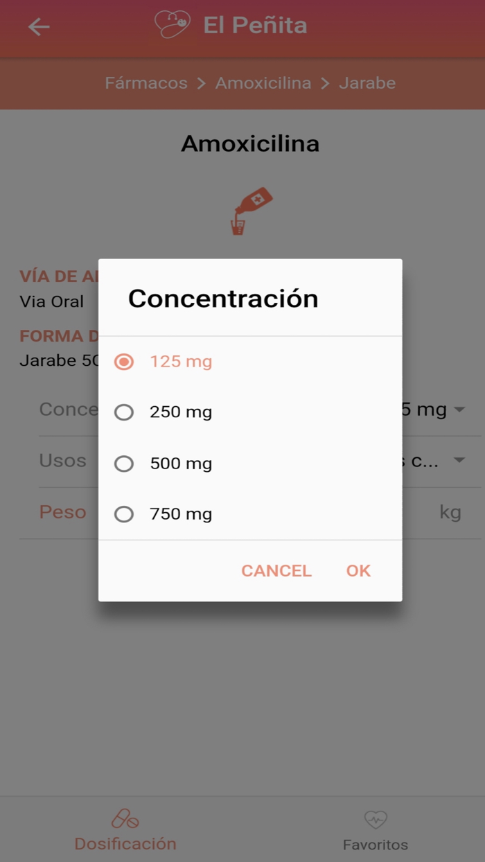 Dosis Pediátricas - El Peñita
