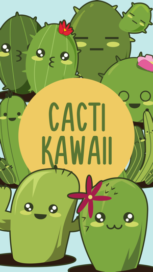 Cacti Kawaii - Cactus Emoji(圖1)-速報App