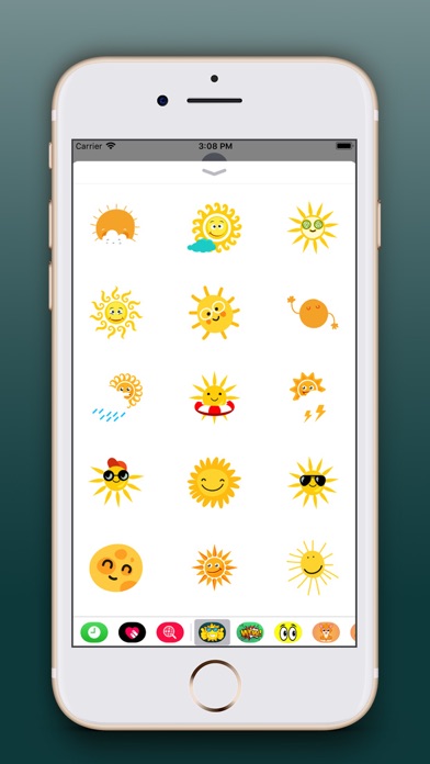 Sun Emoji Stickers Pro screenshot 2