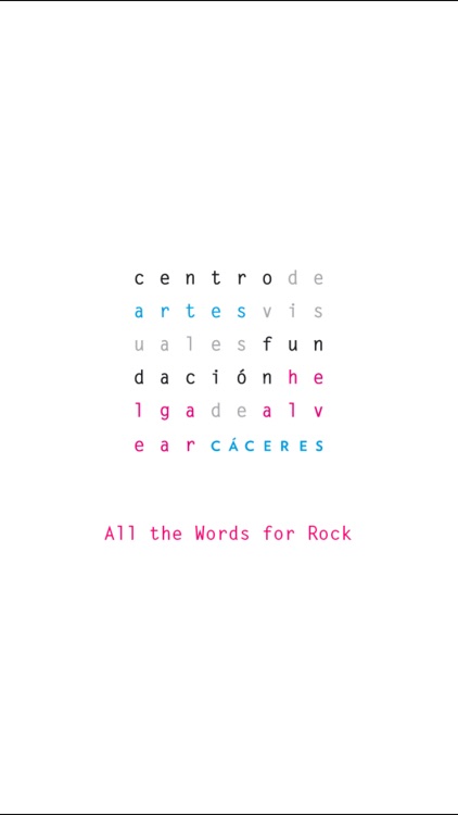 All the words for rock