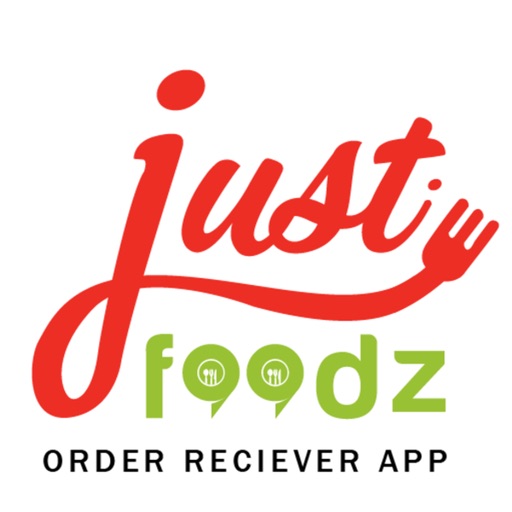 Justfoodz Order Reciever iOS App