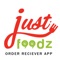 Justfoodz Order Reciever app restaurant manager can download it and