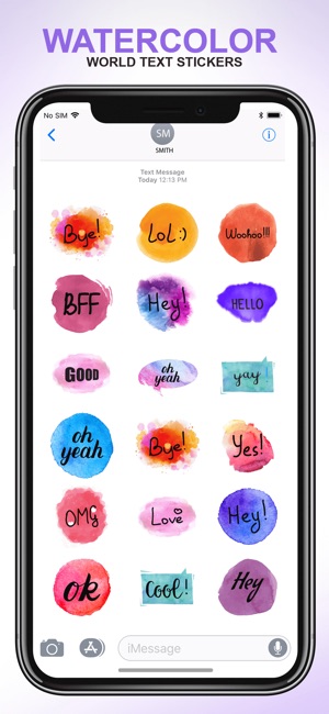 Watercolor - Text Stickers(圖3)-速報App