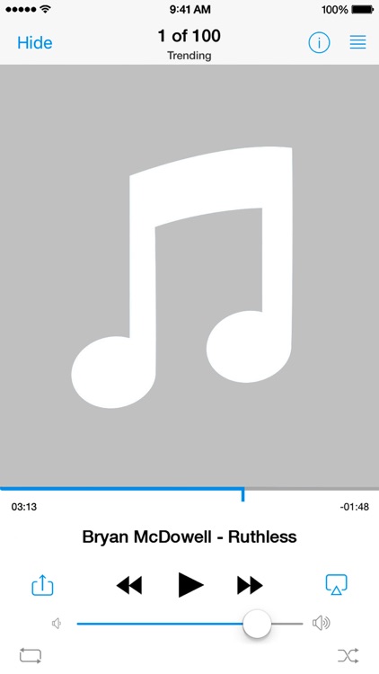 Music Streaming & Player Now