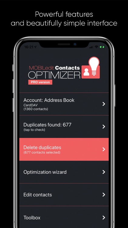 Contacts Optimizer Pro screenshot-0