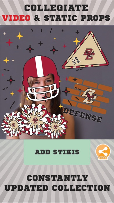 Boston College Eagles Animated Selfie Stickers screenshot 2