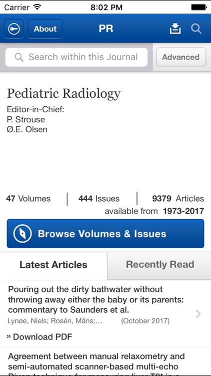Pediatric Radiology-SPR & ESPR