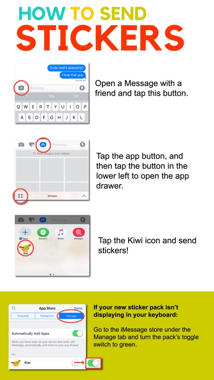 Kiwi Stickers screenshot-4