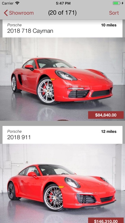 The Porsche Exchange DealerApp