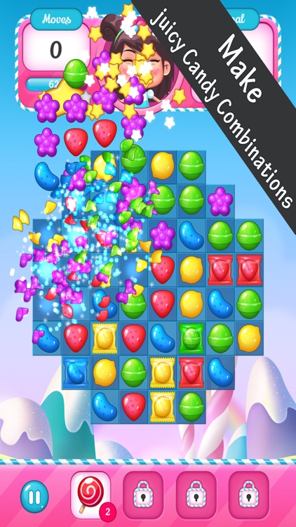 Sweet Candy Fever Match3 Game screenshot-3