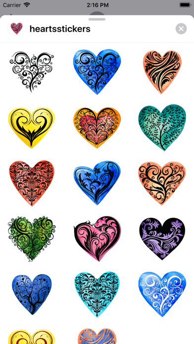 Heart Sticker Collection screenshot 4