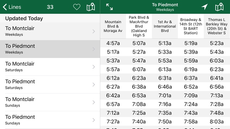Schedules - AC Transit screenshot-4